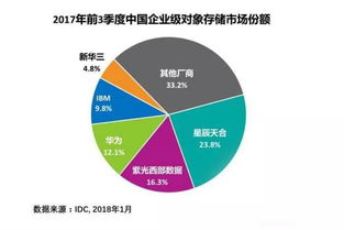 紫光西部數(shù)據(jù)躍居2017中國對象存儲市場第二
